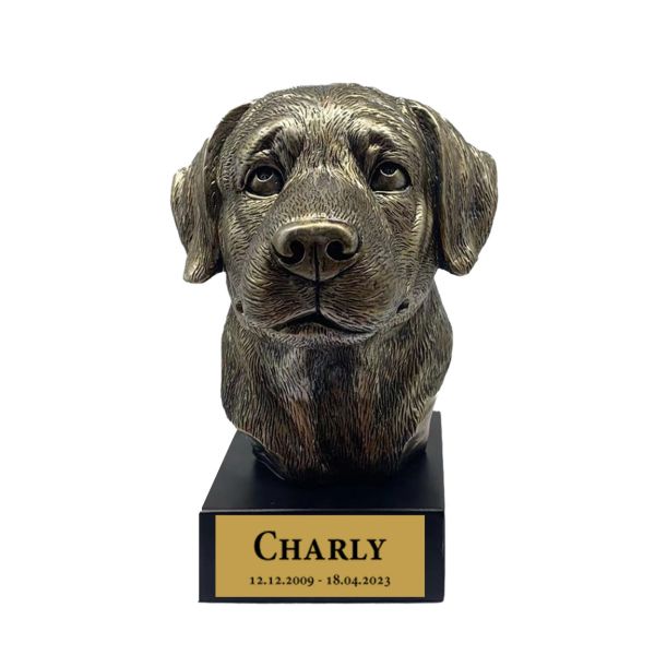 Bronze Hund Statue 20 "Labrador Retriever"